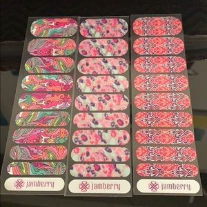 3 HALF Sheets Jamberry Nail Wraps- Adult